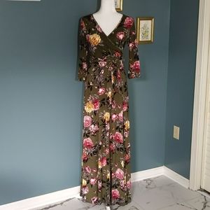 Mother Bee Maternity Floral Dress